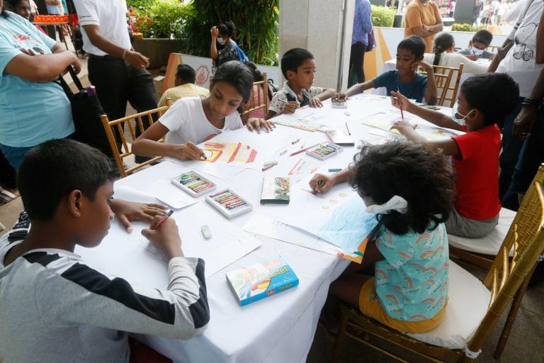 Activities for kids such as practicing and training